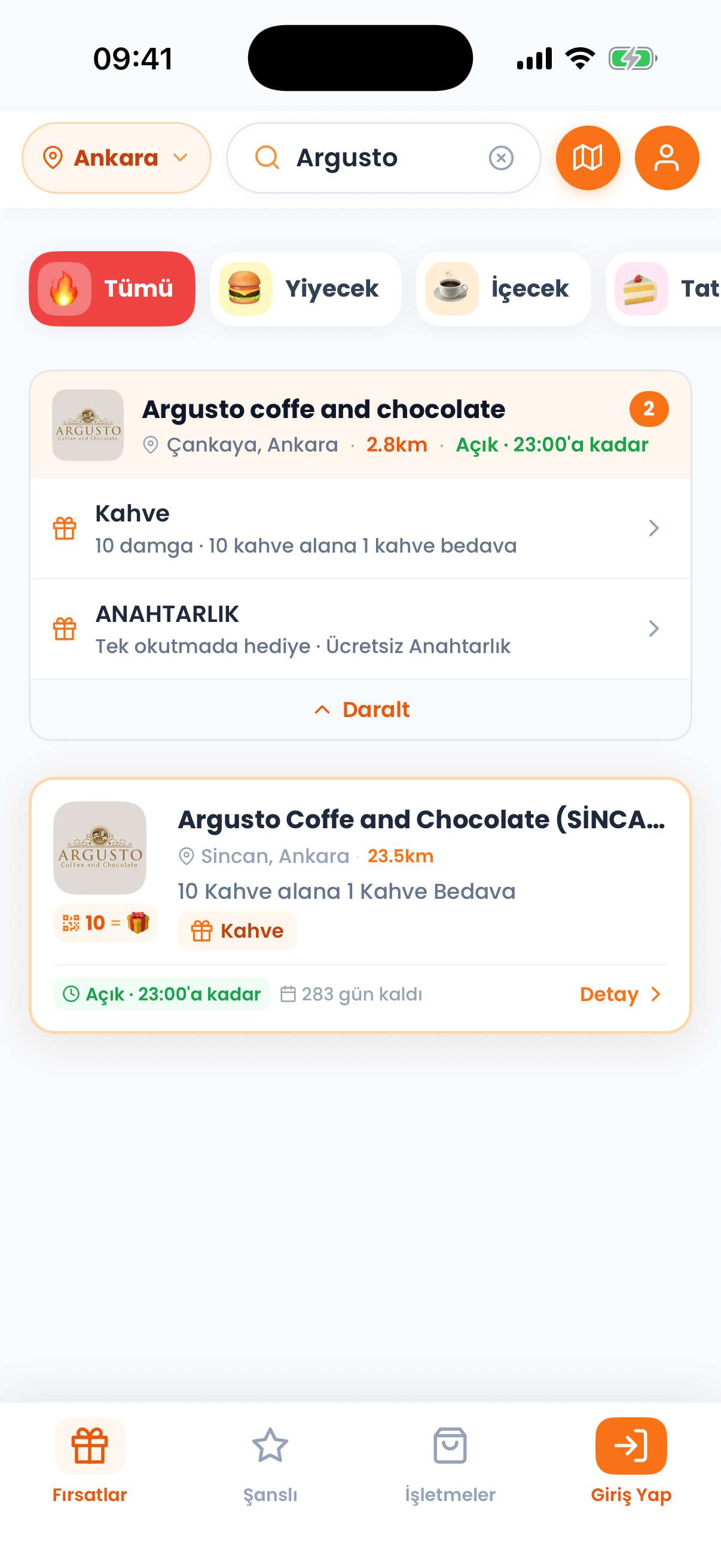 Bir işletmenin iki kampanyası: 10 damgada kahve ve tek okutmada anahtarlık